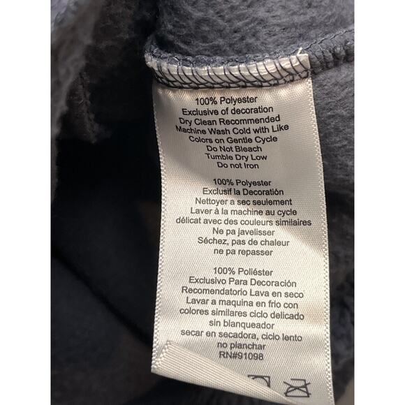 Western Illinois Sherpa Pullover Womens Medium Gray 1/4 zip Boxercraft Pocket - Picture 10 of 11